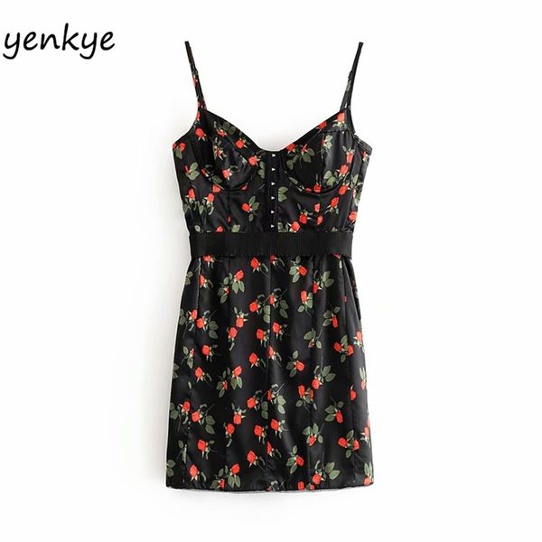 rose floral print spaghetti strap dress women v neck sleeveless a-line mini vintage black summer club party vestido 210514, Black;gray
rose floral print spaghetti strap dress women v neck sleeveless a-line mini vintage black summer club party vestido 210514, Black;gray