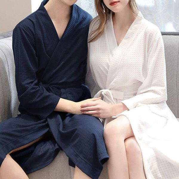 women's sleepwear men womens autumn waffle knitted kimono bath robe v-neck belted waist water absorbent spa loose long with pockets, Black;red
women's sleepwear men womens autumn waffle knitted kimono bath robe v-neck belted waist water absorbent spa loose long with pockets, Black;red