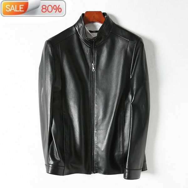 men's leather & faux genuine sheepskin coat motorcycle jacket man short coats men blouson cuir homme 1513 b21445, Black
men's leather & faux genuine sheepskin coat motorcycle jacket man short coats men blouson cuir homme 1513 b21445, Black