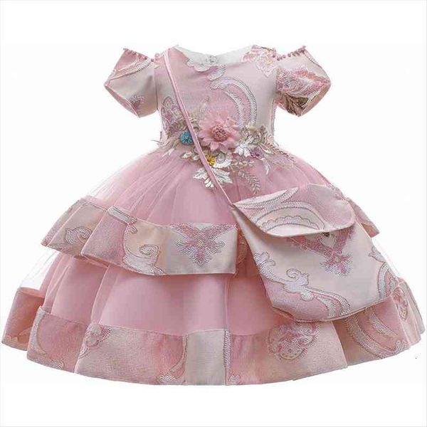 girl dress girl short sleeve applique embroidered princess dress with bag for girls evening summer, Red;yellow
girl dress girl short sleeve applique embroidered princess dress with bag for girls evening summer, Red;yellow