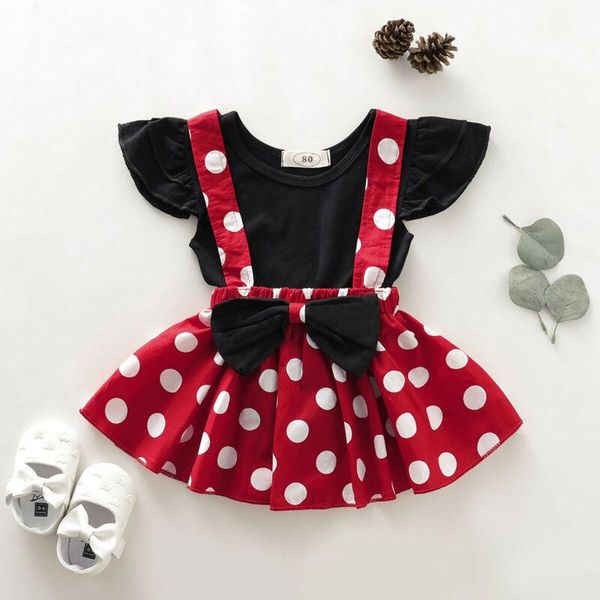 clothing sets summer toddler kids baby girls sweet black vest t-shirt suspender skirt dress 2pcs polka dot cartoon outfits clothes 6m-3, White
clothing sets summer toddler kids baby girls sweet black vest t-shirt suspender skirt dress 2pcs polka dot cartoon outfits clothes 6m-3, White