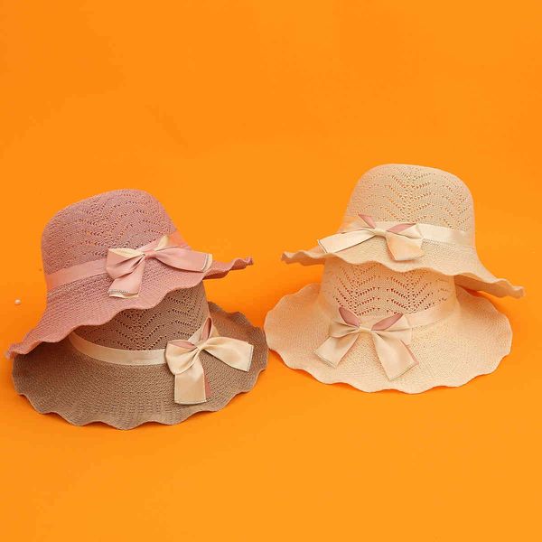 new women's big brim straw fashion beach wave edge straw hat breathable girls' ribbon streamer vacation, Yellow
new women's big brim straw fashion beach wave edge straw hat breathable girls' ribbon streamer vacation, Yellow