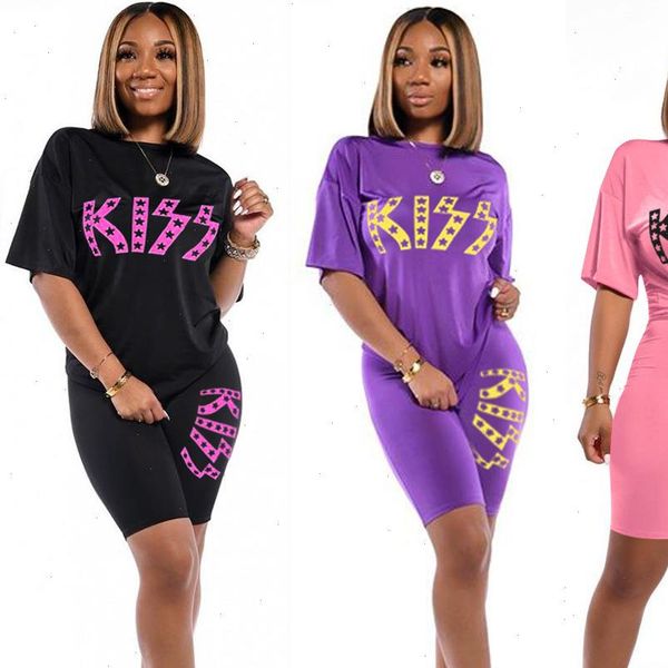 letter women tracksuits print two piece outfits set shorts tracksuit summer t shirt biker jogger suits sets, Gray
letter women tracksuits print two piece outfits set shorts tracksuit summer t shirt biker jogger suits sets, Gray