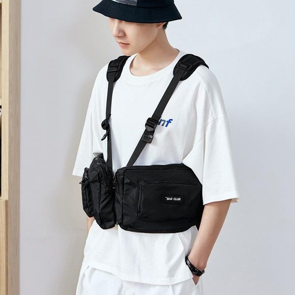 ribbons tactical harness chest streetwear japan style waist bag hip hop package two pocket shoulder casual vest bags
ribbons tactical harness chest streetwear japan style waist bag hip hop package two pocket shoulder casual vest bags