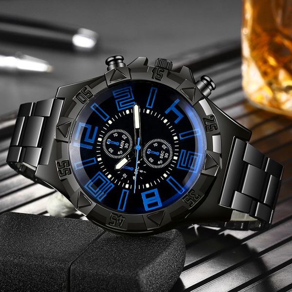 wristwatches fashion brand 2021 men watches luxury sport quartz watch blue light wrist man stainless steel date clock #@, Slivery;brown
wristwatches fashion brand 2021 men watches luxury sport quartz watch blue light wrist man stainless steel date clock #@, Slivery;brown