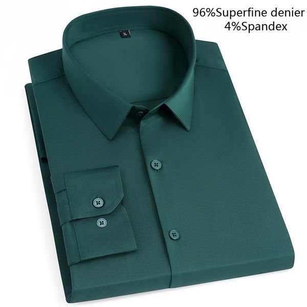 men's casual shirts green solid shirt mens slim long sleeve men work formal camisa non iron elasticity superfine denier chemise homme, White;black
men's casual shirts green solid shirt mens slim long sleeve men work formal camisa non iron elasticity superfine denier chemise homme, White;black