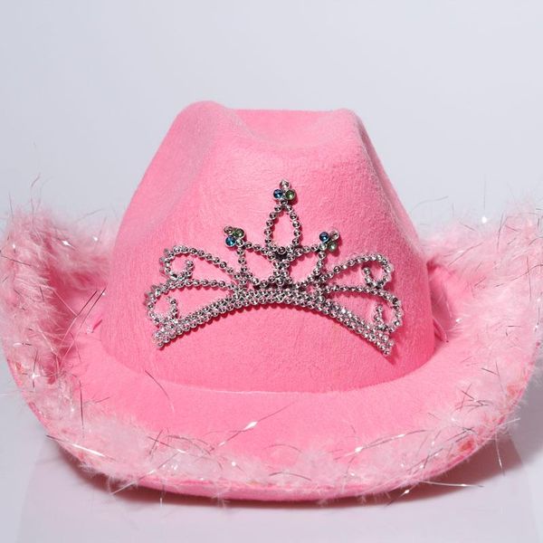 western style tiara cowgirl hat for women girl pink cowboy cap holiday costume party wide brim hats, Blue;gray
western style tiara cowgirl hat for women girl pink cowboy cap holiday costume party wide brim hats, Blue;gray