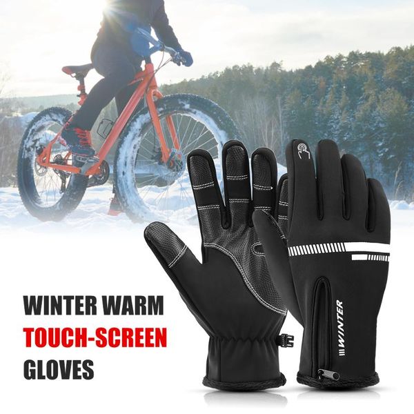 wrist support touchscreen winter bike gloves men women bicycle waterproof sports with warm lining, Black;red
wrist support touchscreen winter bike gloves men women bicycle waterproof sports with warm lining, Black;red