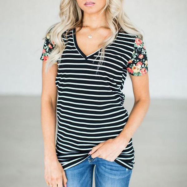 summer woman tshirts stripe printing short sleeves streetwear floral loose for fashion women's sundress clothing 2021 t-shirt, White
summer woman tshirts stripe printing short sleeves streetwear floral loose for fashion women's sundress clothing 2021 t-shirt, White