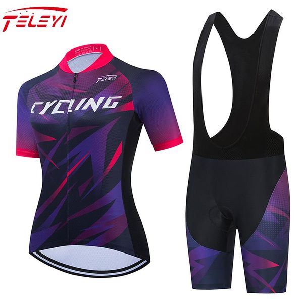racing sets pro women cycling set mtb bike clothing female bicycle clothes ropa ciclismo short sleeve road jerseys bib shorts pants pad, Black;blue
racing sets pro women cycling set mtb bike clothing female bicycle clothes ropa ciclismo short sleeve road jerseys bib shorts pants pad, Black;blue