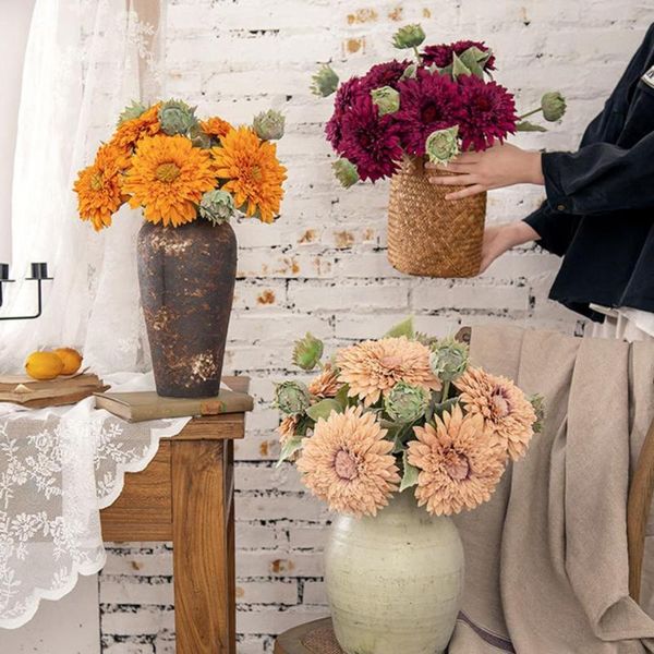 decorative flowers & wreaths fake sunflower onamental faux silk flower table counterpiece simulation bouquet pography props party home weddi
decorative flowers & wreaths fake sunflower onamental faux silk flower table counterpiece simulation bouquet pography props party home weddi