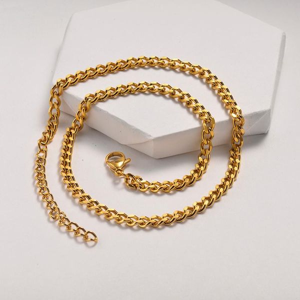 baoyan vintage stainless steel choker necklace 18k gold chain jewelry titanium long sweater necklaces for women chokers, Golden;silver
baoyan vintage stainless steel choker necklace 18k gold chain jewelry titanium long sweater necklaces for women chokers, Golden;silver