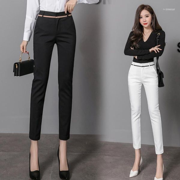 women's pants & capris pencil women high waist office formal for lady stretchy pantolone ankle-length slim woman trousers1, Black;white
women's pants & capris pencil women high waist office formal for lady stretchy pantolone ankle-length slim woman trousers1, Black;white