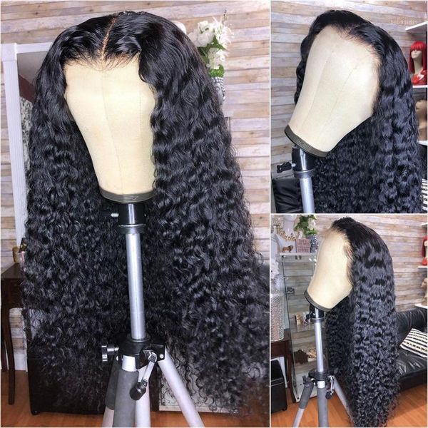 remy glueless 13x4/6 transparent lace front wig deep wave jet black colored u part preplucked with baby hair cosplay1, Black;brown
remy glueless 13x4/6 transparent lace front wig deep wave jet black colored u part preplucked with baby hair cosplay1, Black;brown
