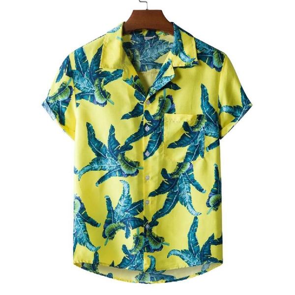 men's casual shirts mens short sleeve shirt palm tree hawaii summer beach t party, White;black 
men's casual shirts mens short sleeve shirt palm tree hawaii summer beach t party, White;black