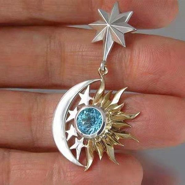pendant necklaces bohemia gold&silver color star moon for women blue cz stone inlay sun necklace fashion jewelry party gift
pendant necklaces bohemia gold&silver color star moon for women blue cz stone inlay sun necklace fashion jewelry party gift