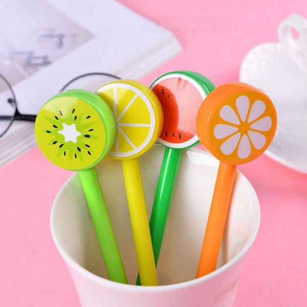 4pc cute fruit gel pen watermelon lemon lollipops kawaii black korea stationery for students office school supplies pens
4pc cute fruit gel pen watermelon lemon lollipops kawaii black korea stationery for students office school supplies pens