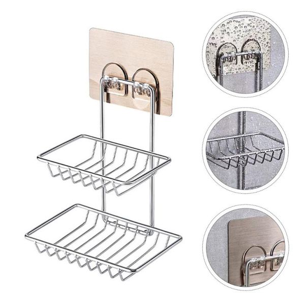 soap dishes drilling double layer rack rustproof container for bathroom
soap dishes drilling double layer rack rustproof container for bathroom