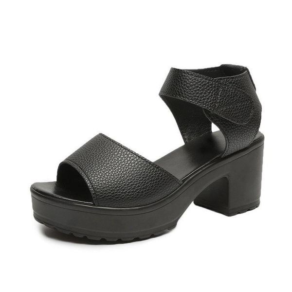 sandals 2021 summer women's shoes solid color fish mouth high heels muffin, Black
sandals 2021 summer women's shoes solid color fish mouth high heels muffin, Black