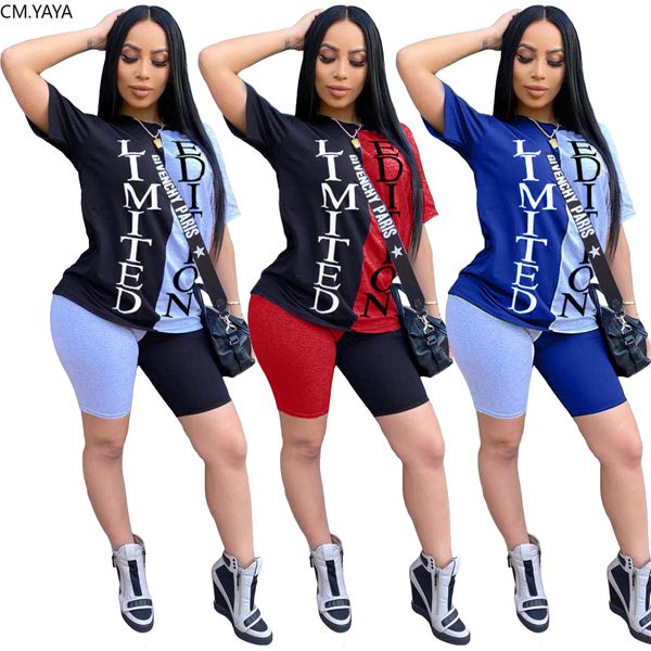 2021 sporty women two pieces sets summer letter print trasuits tee +jogger shorts leggings suit fitness outfit gl9208by a, White
2021 sporty women two pieces sets summer letter print trasuits tee +jogger shorts leggings suit fitness outfit gl9208by a, White