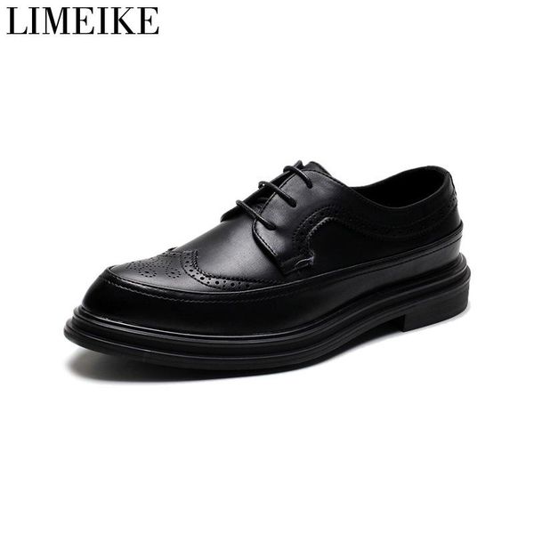 dress shoes limeike brogue men formal wedding coiffeur classic brown, Black
dress shoes limeike brogue men formal wedding coiffeur classic brown, Black