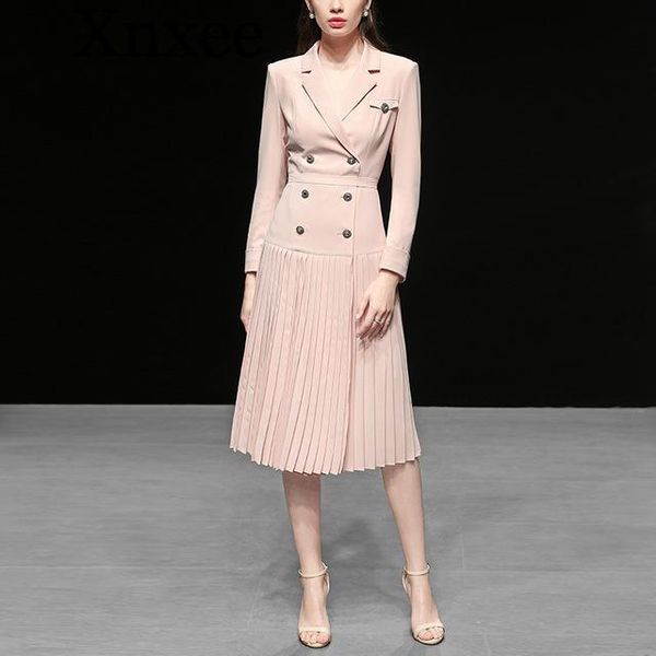 women's trench coats xnxee milan runway pink double-breasted pleated long stylish 2021 fall winter ladies blazer overcoats, Tan;black
women's trench coats xnxee milan runway pink double-breasted pleated long stylish 2021 fall winter ladies blazer overcoats, Tan;black