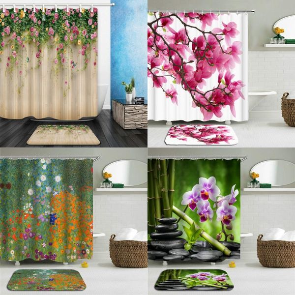shower curtains 2pcs/set 3d print flower pattern curtain set waterproof polyester cloth+non-slip mat rug toilet bathroom home decor
shower curtains 2pcs/set 3d print flower pattern curtain set waterproof polyester cloth+non-slip mat rug toilet bathroom home decor