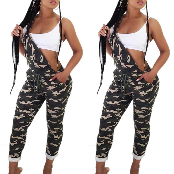 womens camouflage club party suspenders overalls trousers ladies casual pocket jumpsuit pants streetwear women's & capris, Black;white
womens camouflage club party suspenders overalls trousers ladies casual pocket jumpsuit pants streetwear women's & capris, Black;white