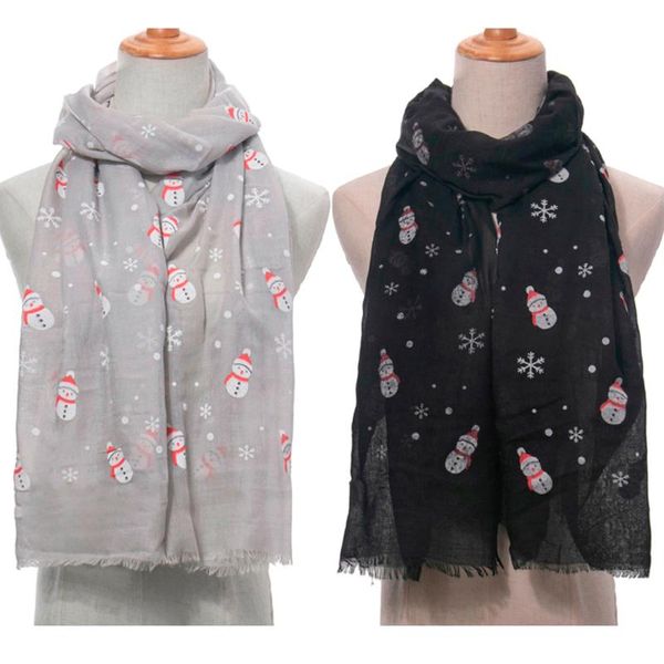 scarves christmas for women cartoon snowman print winter chiffon scarfs warm wraps 180x70cm, Blue;gray
scarves christmas for women cartoon snowman print winter chiffon scarfs warm wraps 180x70cm, Blue;gray