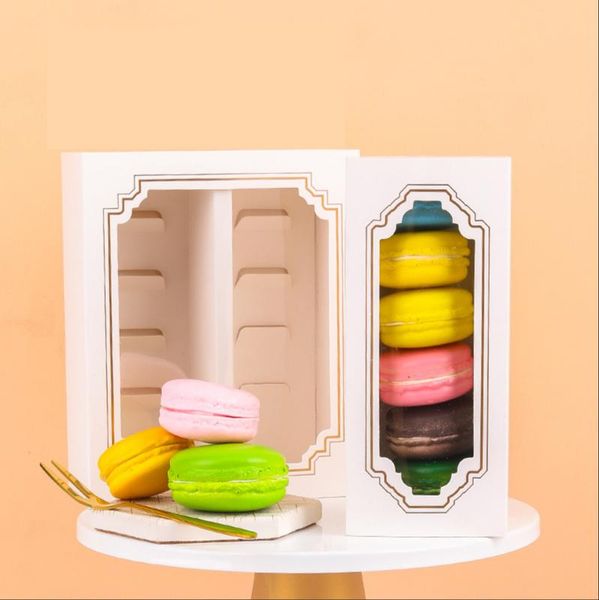 10pcs transparent dessert macaron packaging boxes macaroon packing box biscuit snack long cake gift wrap
10pcs transparent dessert macaron packaging boxes macaroon packing box biscuit snack long cake gift wrap
