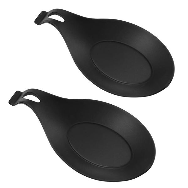 hemoton 2pcs silicone spoon rests kitchen utensil holder heat resistance rack pad for home restaurant (black) storage & organization
hemoton 2pcs silicone spoon rests kitchen utensil holder heat resistance rack pad for home restaurant (black) storage & organization