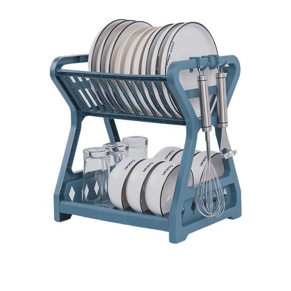 double-layer kitchen dish bowl draining storage rack with chopstick cage household tableware organizer tray holder basket & organization
double-layer kitchen dish bowl draining storage rack with chopstick cage household tableware organizer tray holder basket & organization