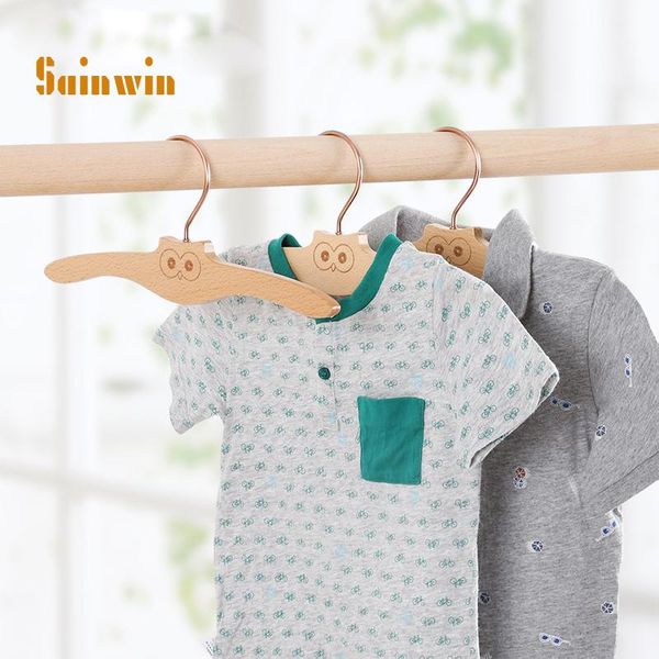 hangers & racks sainwin 3pcs/lot 27cm solid child wooden hanger household slip-resistant seamless baby clothes hanging wool for clohtes
hangers & racks sainwin 3pcs/lot 27cm solid child wooden hanger household slip-resistant seamless baby clothes hanging wool for clohtes
