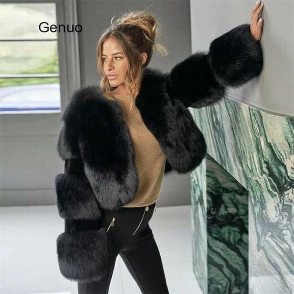 black imitation leather fur jacket short women winter outwear thick warm faux coats plus size fluffy overcoat 211220
black imitation leather fur jacket short women winter outwear thick warm faux coats plus size fluffy overcoat 211220