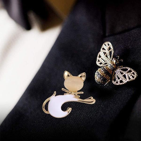 pins, brooches cat alloy brooch accessories animal high-quality retro gifts women's scarf tie hooded jacket, Gray
pins, brooches cat alloy brooch accessories animal high-quality retro gifts women's scarf tie hooded jacket, Gray