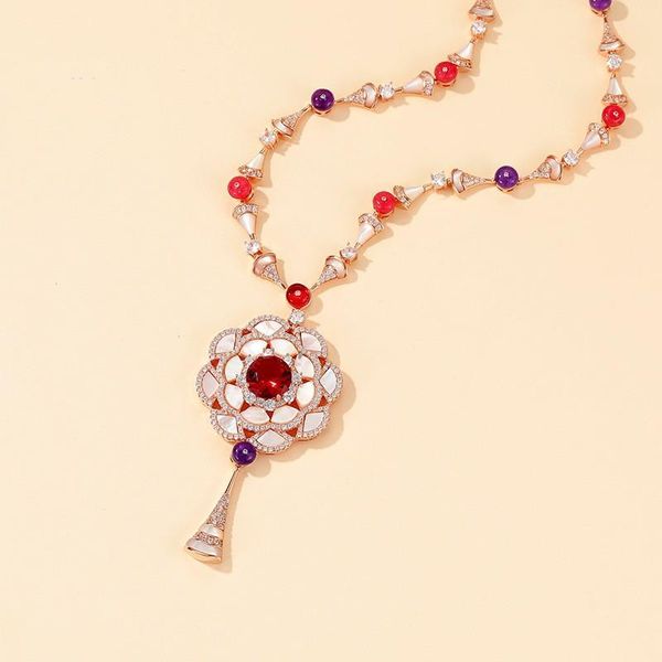 pendant necklaces women's white purple red colored diomond bead geometric tassel long ladies sunflower luxury jewelry c84, Silver
pendant necklaces women's white purple red colored diomond bead geometric tassel long ladies sunflower luxury jewelry c84, Silver