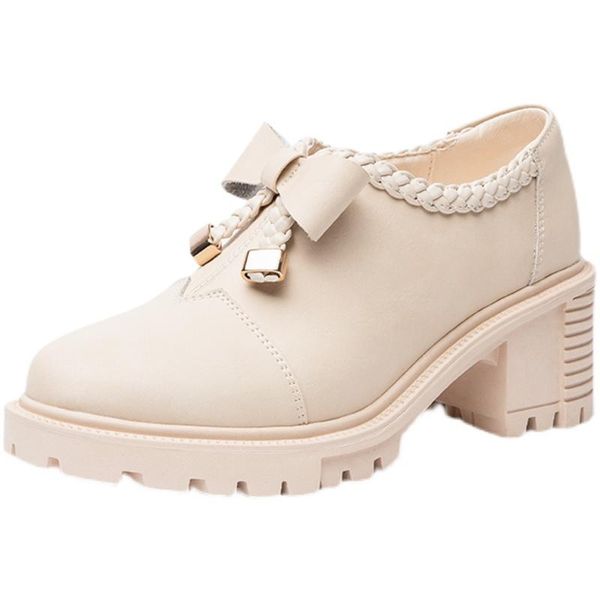 dress shoes british retro leather thick bottom brogue women's college style heel high women casual, Black
dress shoes british retro leather thick bottom brogue women's college style heel high women casual, Black