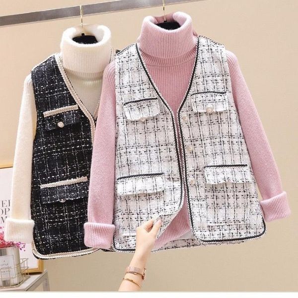 women's knits & tees vintage knitted waistcoat vest 2021 autumn and winter large size loose fashion cardigan short jacket red, White
women's knits & tees vintage knitted waistcoat vest 2021 autumn and winter large size loose fashion cardigan short jacket red, White