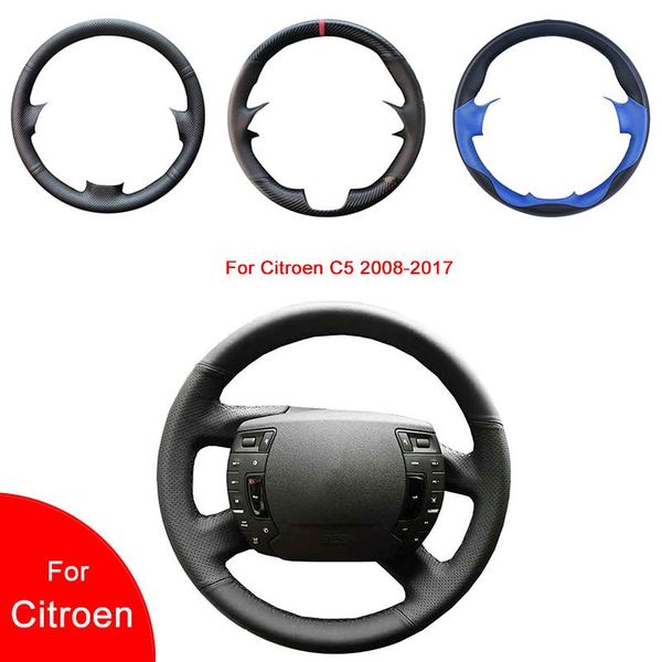steering wheel covers breathable punch hand-stitched black artificial leather car cover for c5 2008-2021
steering wheel covers breathable punch hand-stitched black artificial leather car cover for c5 2008-2021
