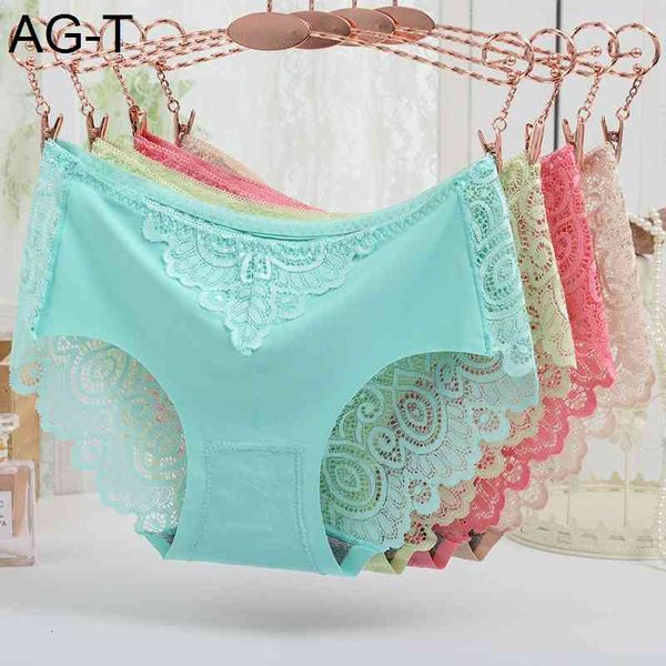 one piece ice silk seamless women's pure cotton crotch lace splicing middle waist triangle underwear, Black;pink
one piece ice silk seamless women's pure cotton crotch lace splicing middle waist triangle underwear, Black;pink