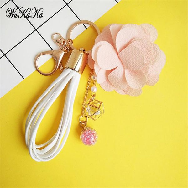keychains wukaka fashion bag keychain tassel pink flower pendant car keyring, Silver
keychains wukaka fashion bag keychain tassel pink flower pendant car keyring, Silver
