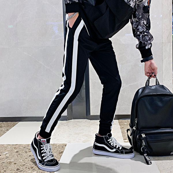 casual pant men overalls casual ankle-length pants men's pants men jogger pants hip hop, Black
casual pant men overalls casual ankle-length pants men's pants men jogger pants hip hop, Black