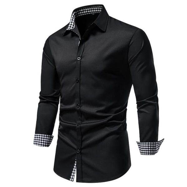 men's casual shirts aramy men shirt long sleeve slim fit dress fashion male business formal wear office working white 2xl, White;black
men's casual shirts aramy men shirt long sleeve slim fit dress fashion male business formal wear office working white 2xl, White;black