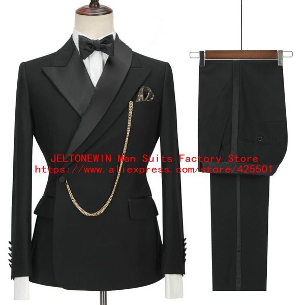 men's suits & blazers 2021 design formal black double-breasted groomsmen peaked lapel groom tuxedos men for wedding prom man blazer, White;black
men's suits & blazers 2021 design formal black double-breasted groomsmen peaked lapel groom tuxedos men for wedding prom man blazer, White;black