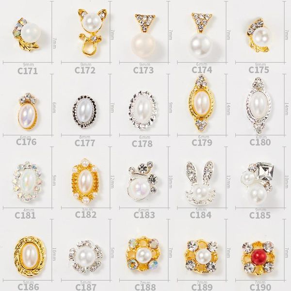 20pcs/lot gold and silver edging pearl oval series alloy rhinestone 3d charm diy nail art design decorative accessories1, Silver;gold
20pcs/lot gold and silver edging pearl oval series alloy rhinestone 3d charm diy nail art design decorative accessories1, Silver;gold
