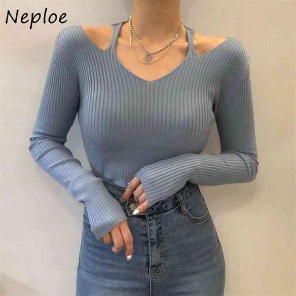 chic v-neck halter shoulder strapless women slim fit knitted pullover solid color simple fashion femme sweater 210422, White;black
chic v-neck halter shoulder strapless women slim fit knitted pullover solid color simple fashion femme sweater 210422, White;black