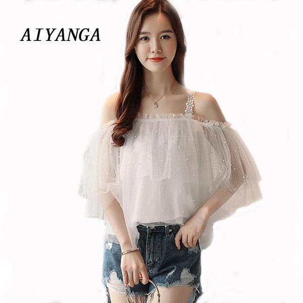 women's blouses & shirts off shoulder pearl blouse shirt ruffle short sleeve women 2021 summer slash neck chiffon female white
women's blouses & shirts off shoulder pearl blouse shirt ruffle short sleeve women 2021 summer slash neck chiffon female white