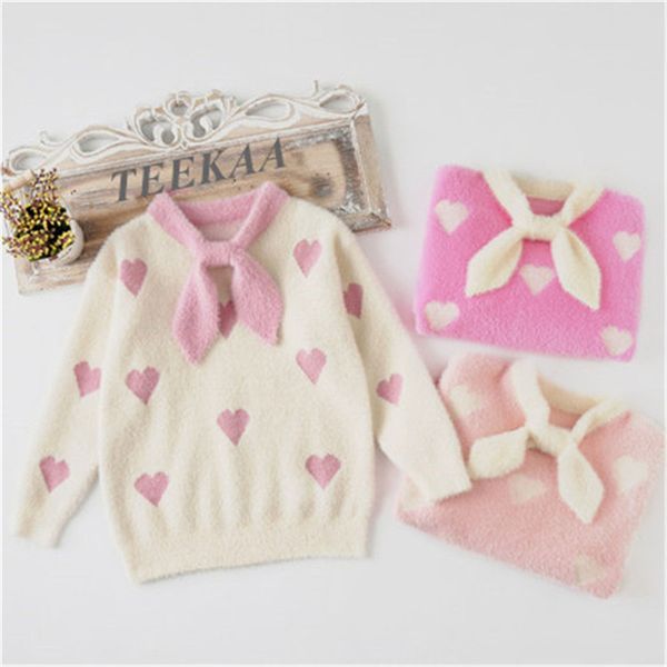 soft sweaters girls costume winter bow tie love heart print knitted pullovers sweet girl comfortable close-fitting wear sweater, White
soft sweaters girls costume winter bow tie love heart print knitted pullovers sweet girl comfortable close-fitting wear sweater, White