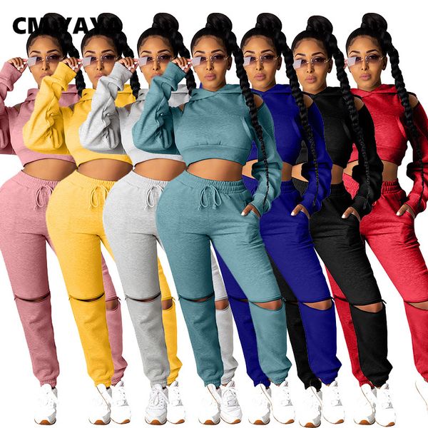 autumn winter womens set full sleeve hoodies pants suit active wear hole zipper trasuit two piece set fitness outfitby air, White
autumn winter womens set full sleeve hoodies pants suit active wear hole zipper trasuit two piece set fitness outfitby air, White