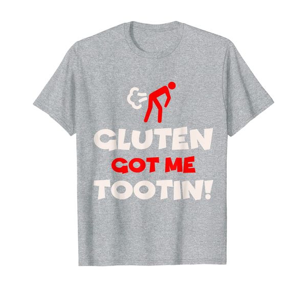 gluten tootin funny gluten joke shirt | gluten jokes, White;black